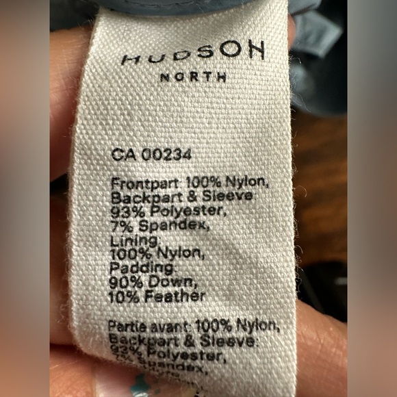 Hudson North - Light Down Jacket - Light blue NWT - Picture 7 of 9